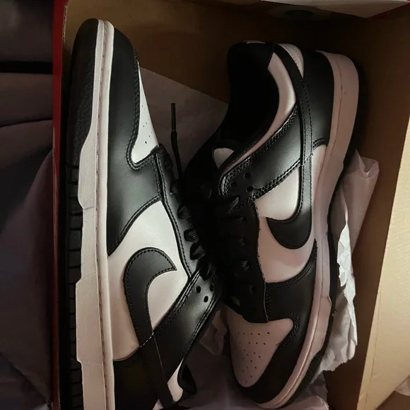 Nike Kids' Black, White, and Red Sneakers